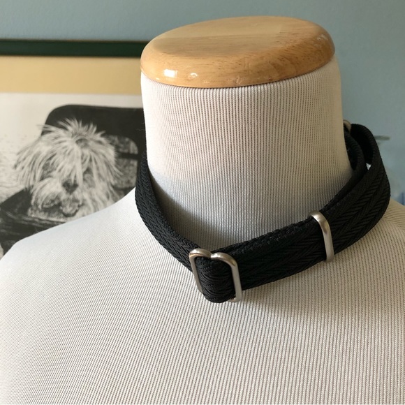 Black Martingale Dog Collar - Picture 5 of 6